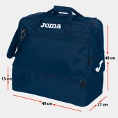 Taška JOMA BAG TRAINING III NAVY -MEDIUM-