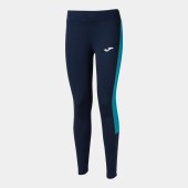 Dámské legíny JOMA ECO CHAMPIONSHIP LONG TIGHTS NAVY FLUOR TURQUOISE